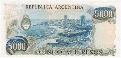 Аргентина 5000 песо  1977-83 Pick# 305b