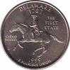  США  25 центов 1999.01.04 [KM# 293] Штат Делавэр