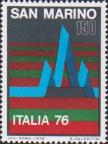 Сан-Марино  1976 «Международная филателистическая выставка «ITALIA 76». Милан»
