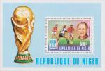 Нигер  1977 «Чемпионат мира по футболу. 1978. Аргентина» (блок)