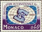 Монако  1969 «35-летие международной организации труда (МОТ)»