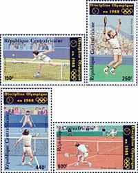 ЦАР  1986 «XXIV летние Олимпийские Игры. Сеул. 1988»