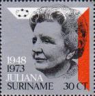 Суринам  1973 «25-летие правления королевы Юлианы»