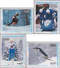 Конго  1986 «XV зимние Олимпийские игры. 1988. Калгари»
