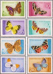 Румыния  1969 «Фауна. Бабочки»