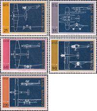 Сан-Марино  1973 «Конструкторские чертежи известных самолетов»
