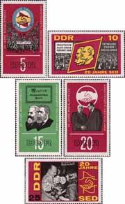 ГДР  1966 «20-летие Социалистической единой партии Германии»