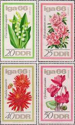 ГДР  1966 «Международная выставка садоводства в Эрфурте»