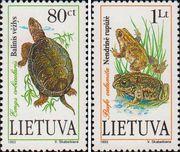 Литва  1993 «Пресмыкающиеся, занесенные в Красную книгу Литвы»