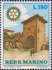 Городские ворота  «Святой Франциск». Эмблема Ротари