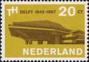 Нидерланды  1967 «125-летие Делфтского технического университета»