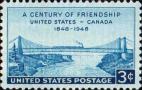 США  1948 «100-летие дружбы между США и Канадой»