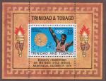 Тринидад и Тобаго  1977 «Победа Хейсли Кроуфорда на Олимпийских игр 1976 года в стометровке» (блок)
