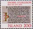 Исландия  1979 «800-летие со дня рождения Снорри Стурлусона»