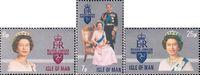 Остров Мэн  1977 «25-летие правления королевы Елизаветы II»