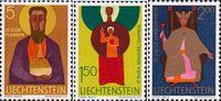 Лихтенштейн  1968 «Стандартный выпуск. Церковные покровители»
