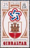 Гибралтар  1976 «200-летие независимости  Соединенных Штатов Америки»