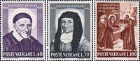 Ватикан  1960 «300-летие со дня смерти Викентия де Поль и Луизы де Марийак»