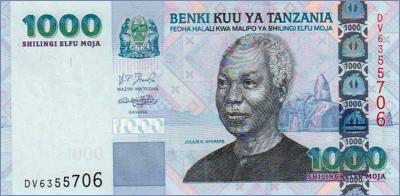 Танзания 1000 шиллингов   2006 Pick# 36b
