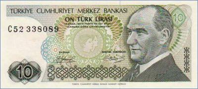 Турция 10 лир  1979 Pick# 192