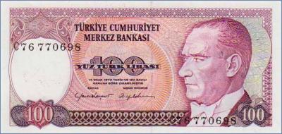 Турция 100 лир  1984 Pick# 194?