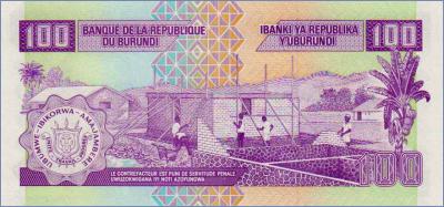 Бурунди 100 франков  2007 Pick# 37f