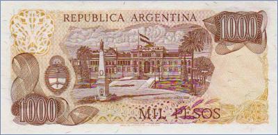 Аргентина 1000 песо  1976-83 Pick# 304d