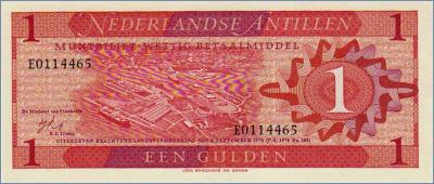 Нидерландские Антильские острова 1 гульден  1970 Pick# 20