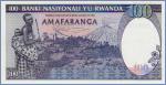Руанда 100 франков  1989 Pick# 19