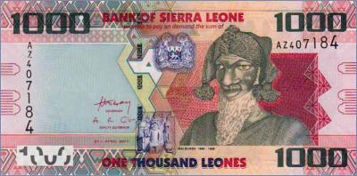 Сьерра-Леоне 1000 леоне  2010.04.27 Pick# 30a
