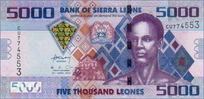 Сьерра-Леоне 5000 леоне  2010.04.27 Pick# 32a