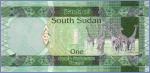 Южный Судан 1 фунт  2011 Pick# 5