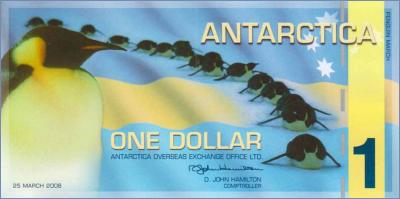 Антарктида 1 доллар  2008 Pick# 0