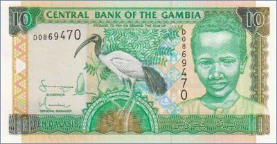 Гамбия 10 даласи   ND(2001) Pick# 21c