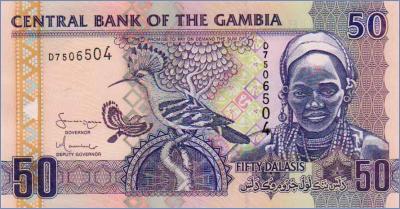 Гамбия 50 даласи   ND(2001) Pick# 23c