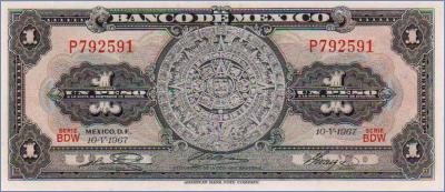 Мексика 1 песо  1967 Pick# 59j
