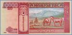 Монголия 20 тугриков   2002 Pick# 63b