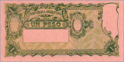 Аргентина 1 песо  (1951-52) Pick# 262