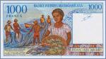 Мадагаскар 1000 франков  ND(1994) Pick# 76b