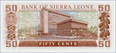 Сьерра-Леоне 50 центов  1984 Pick# 4e