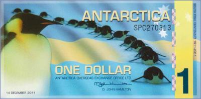 Антарктида 1 доллар  2011 Pick# 0