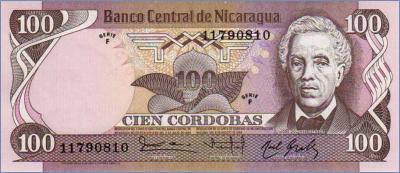 Никарагуа 100 кордоб   1984 Pick# 141