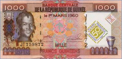 Гвинея 1000 франков  2010 Pick# 43b