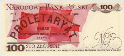 Польша 100 злотых  1986 Pick# 143e