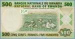Руанда 500 франков  2008 Pick# 34