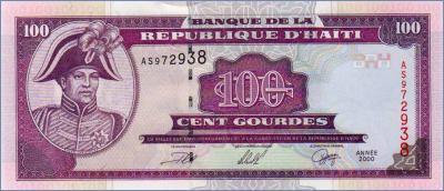 Гаити 100 гурдов   2000 Pick# 268