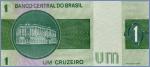 Бразилия 1 крузейро  1975 Pick# 191Ab