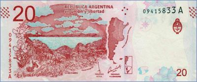 Аргентина 20 песо  2017 Pick# 361