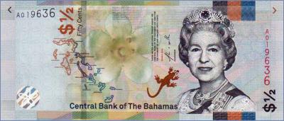 Багамские острова 1/2 доллара  2019 Pick# New