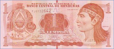 Гондурас 1 лемпира  2014.06.12 Pick# New